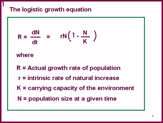 Population Dynamics A Good Example Of Non Linear Feedbacks In Ecosystems Biologists Like To Talk A Lot About R Selected Growth Selected And K Selected Carrying Capacity Limited Species Usually In The Context Of Predator Prey Relations More Specifically K